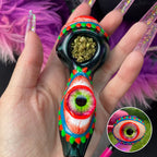 Tobacco pipe in eye shape