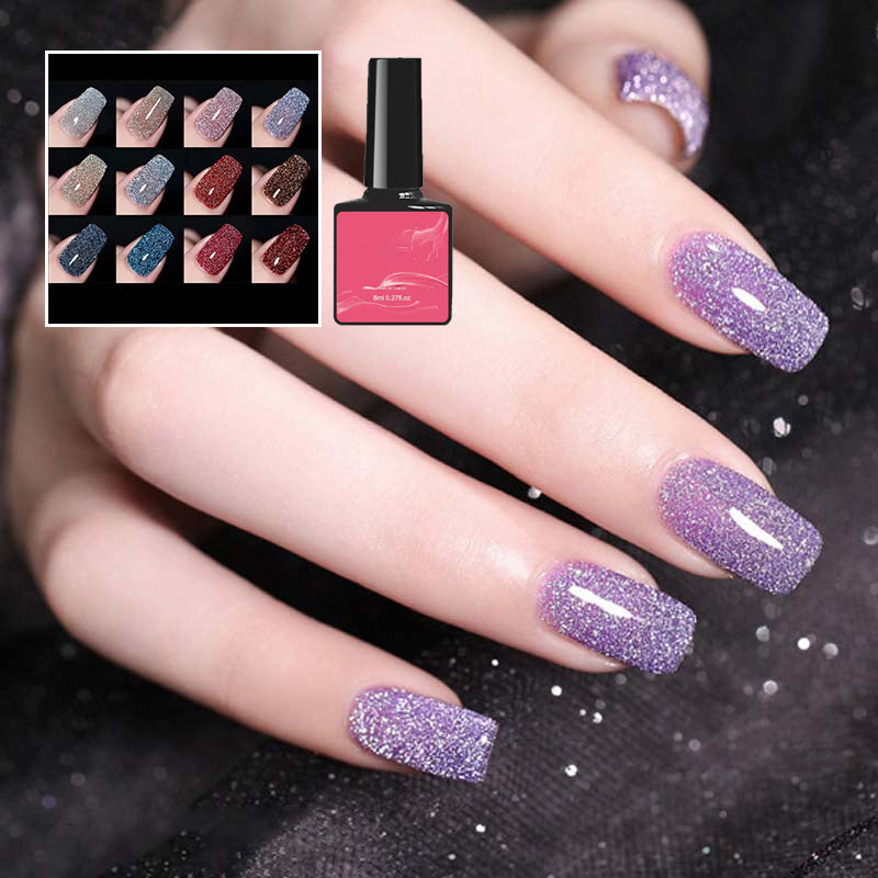 High-Density Glitter Nail Gel Polish