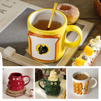 Creative Big Eyes Christmas Tree Mug
