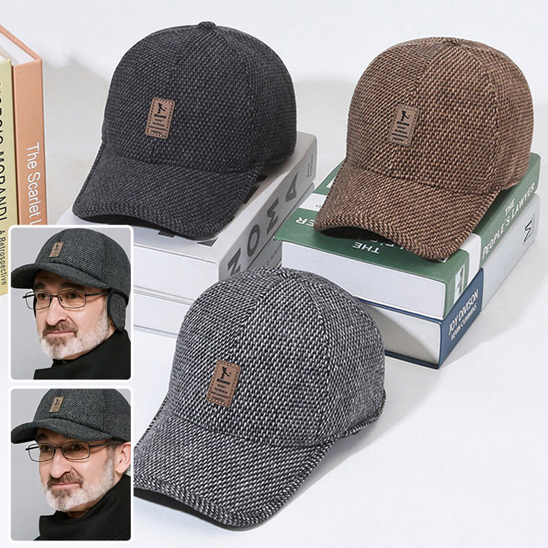 Winter baseball cap with ear protectors