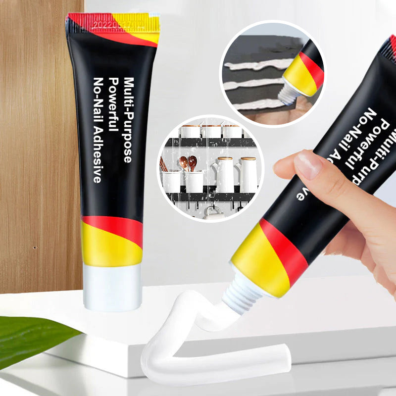 Multi-purpose powerful nail-free adhesive