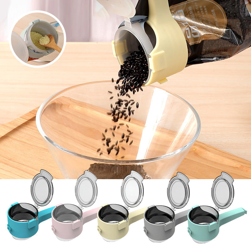 Food closure with pocket clip (4 pieces)