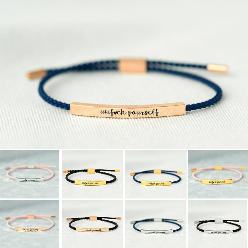 UNFCK YOURSELF TUBE BRACELET