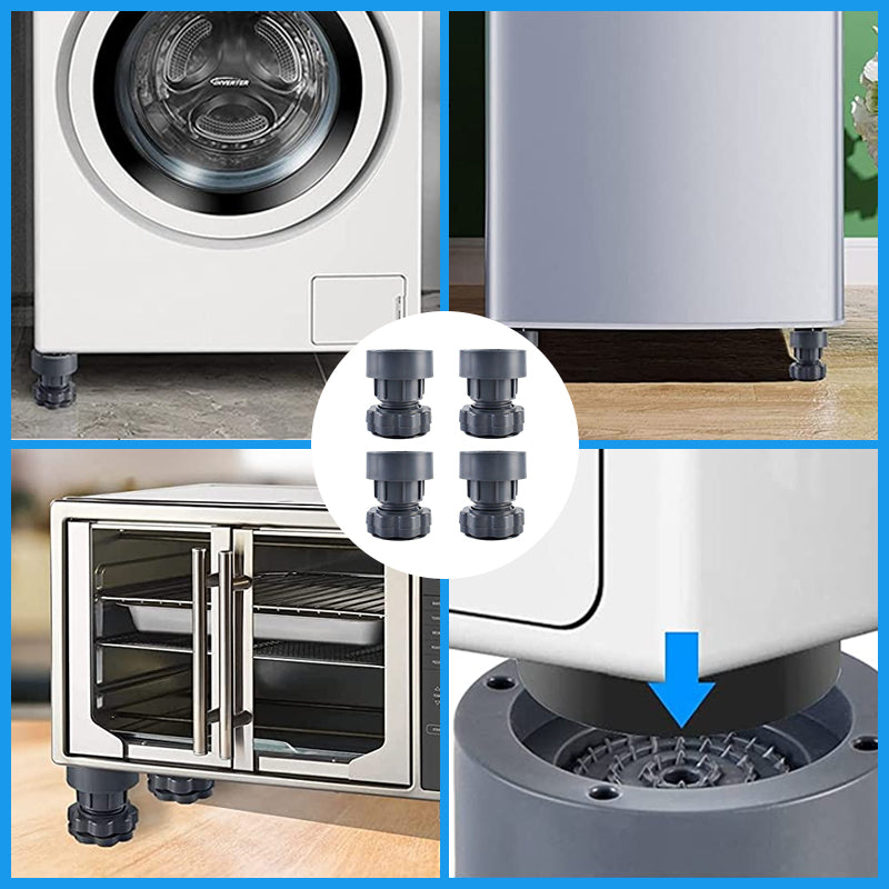 4 Piece Adjustable Height Washing Machine Support
