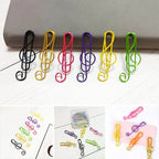 Music Multicolored Metal Paper Clips