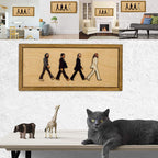 The Beatles framed Abbey Road portrait