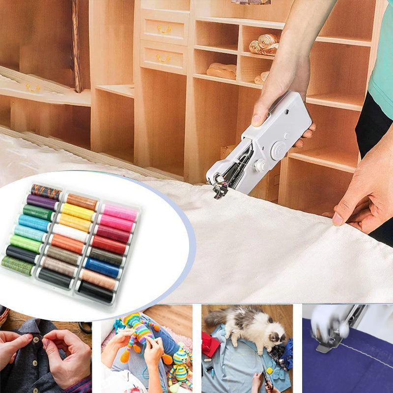 Portable portable sewing machine