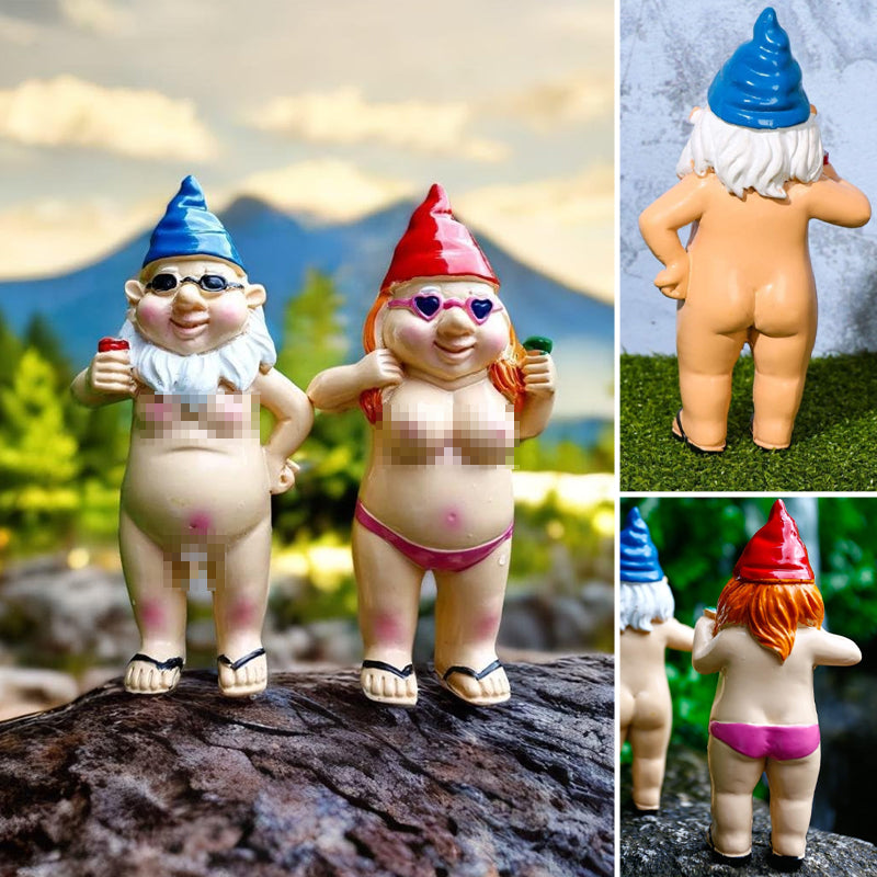 Cheeky Garden Gnome Funny Statue