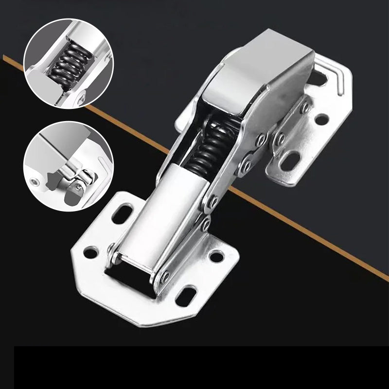 Hole-free and slit-free hinges