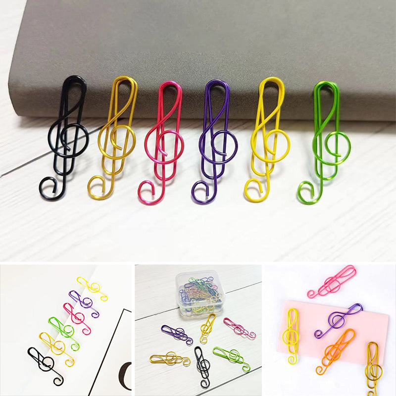 Music Multicolored Paperclips made of Metal