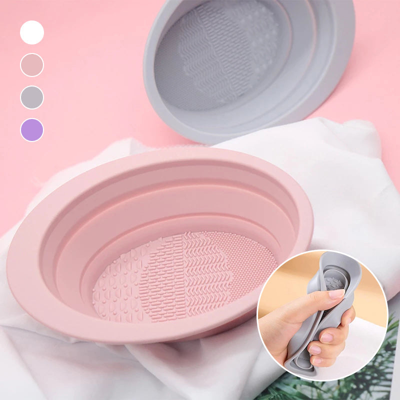 Silicone Makeup Brush Cleaner Bowl