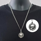Skull Necklace Made of Titanium Steel