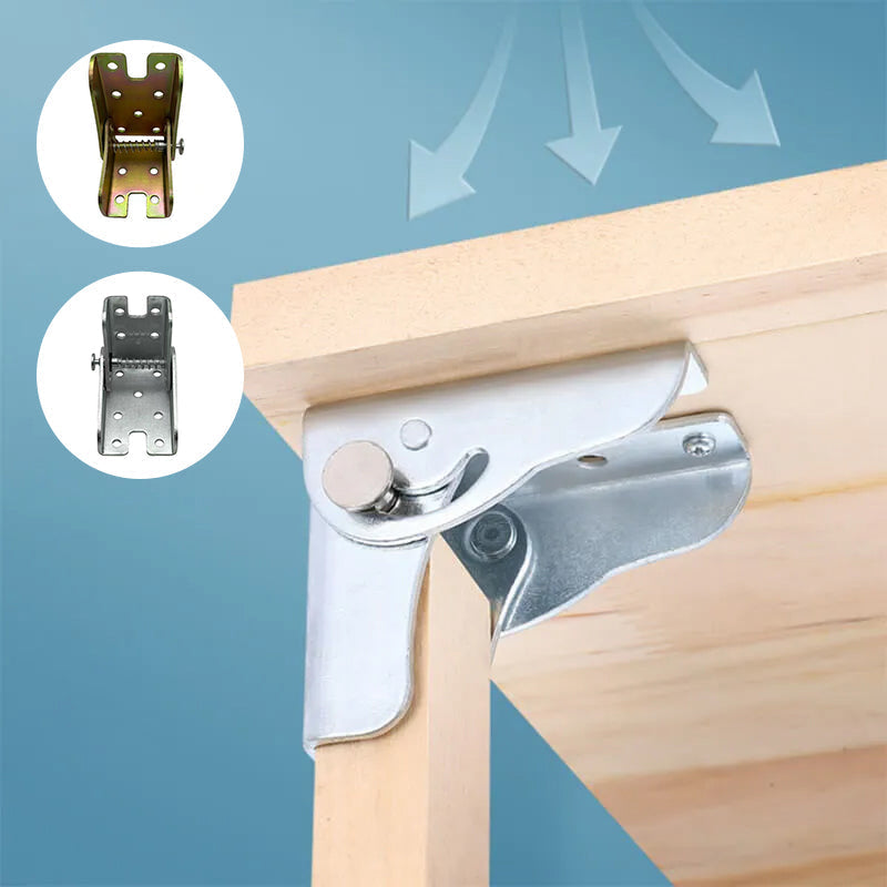 90° self-locking folding hinge