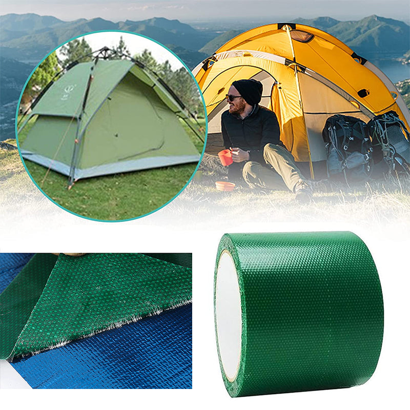 High adhesive tarpaulin tape