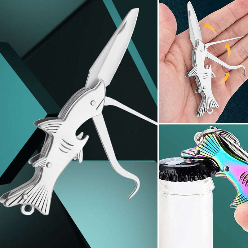 4 in 1 Foldable Keychain Knife