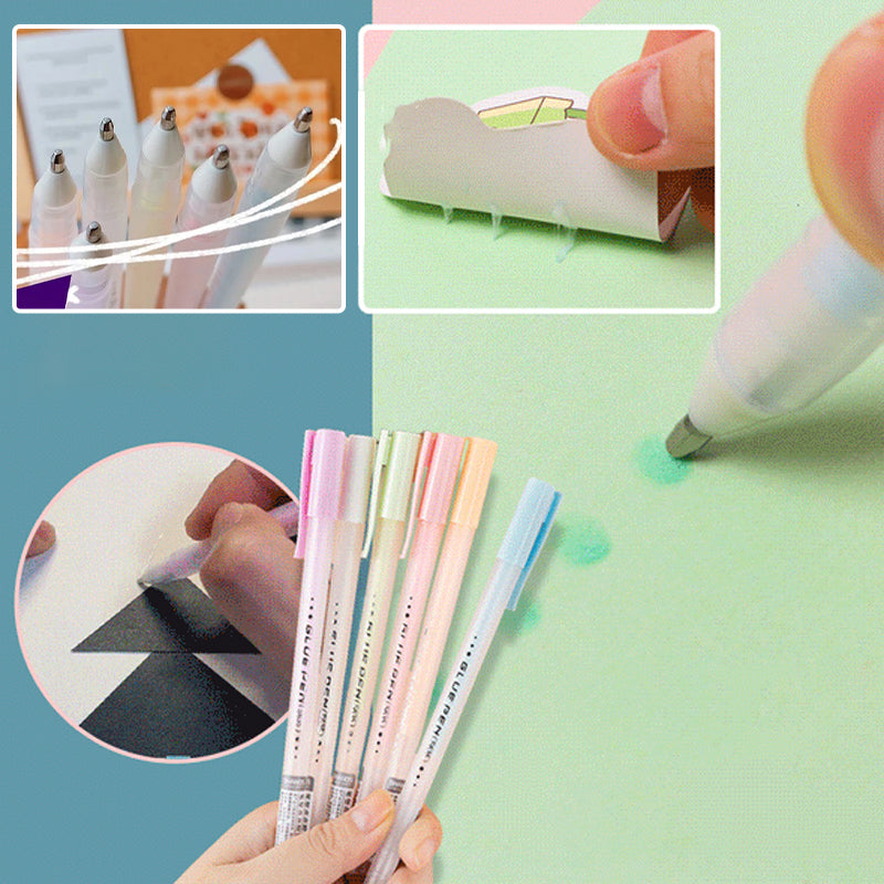 Quick-drying color dot glue stick
