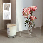 Photo Frame Vase Desk Flower Arrangement Ornament