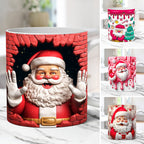 3D Christmas Inflated Mug Wrap