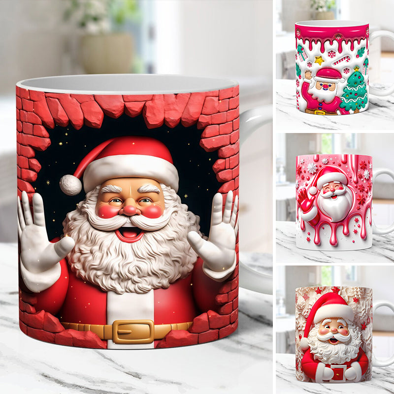3D Christmas Inflated Mug Wrap