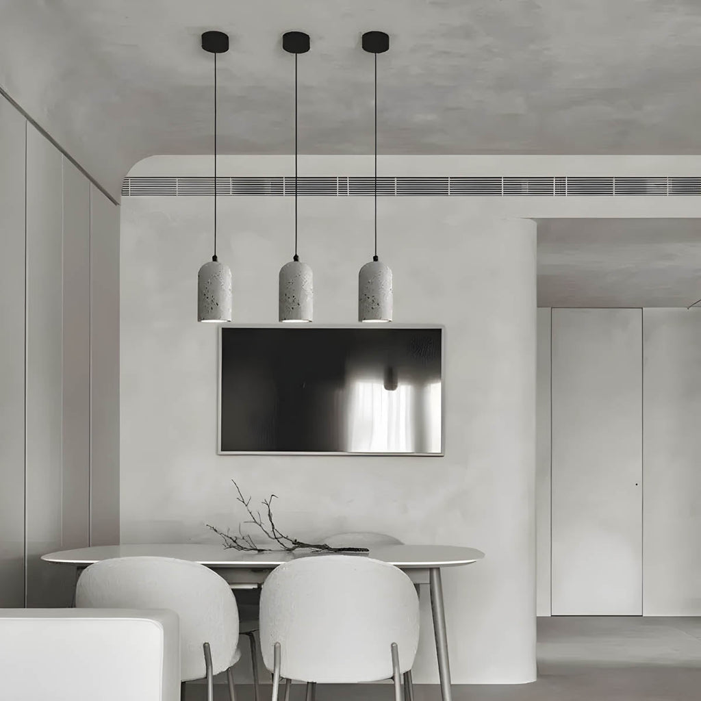 Modern Concrete Pendant Light | Ø 9.6 cm, 200 cm Cable