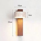 Wabi Sabi Wall Lamp | Travertine Wall Lighting Indoor
