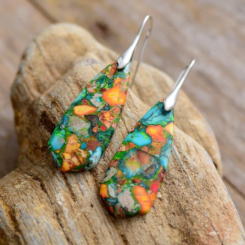 Vibrant Jasper Earrings | Colorful must-haves for any occasion!