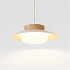 Scandinavian Design Pendant Lamp for the Dining Table in Cream