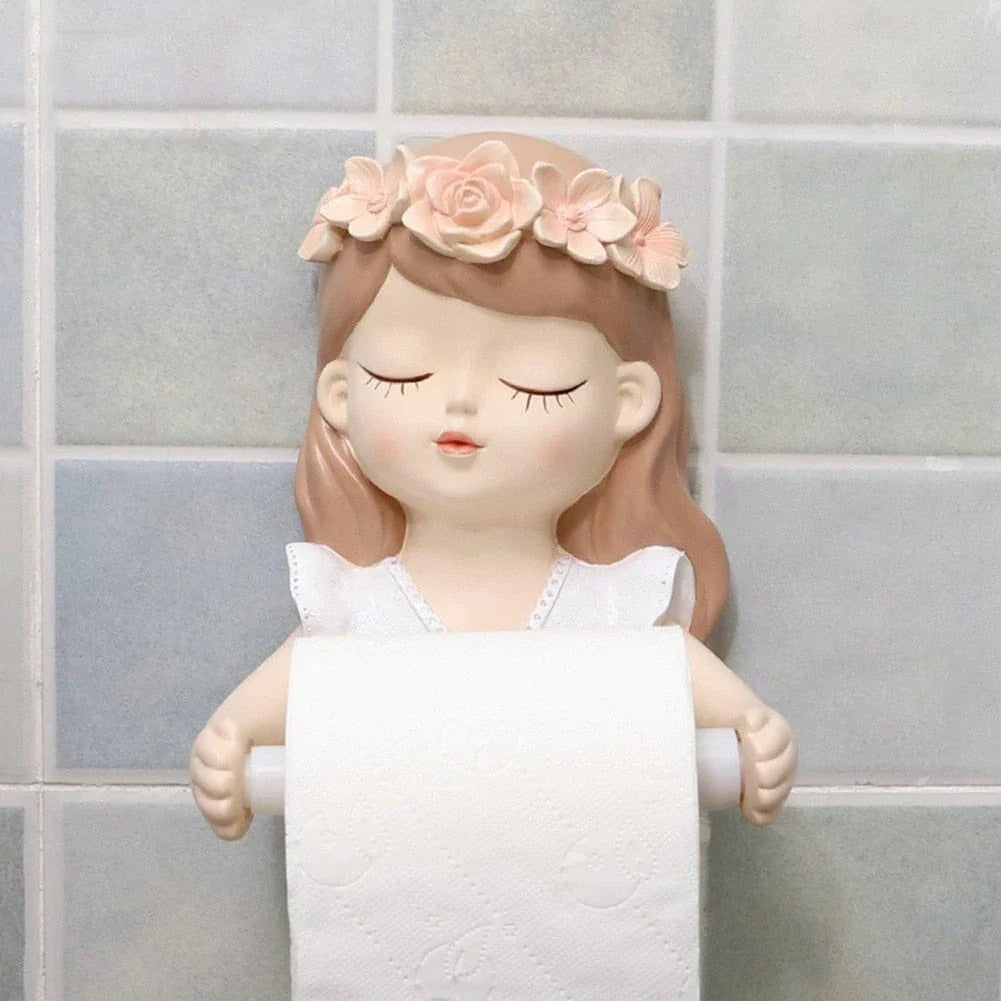 Fairy Tale Girl Toilet Paper Holder