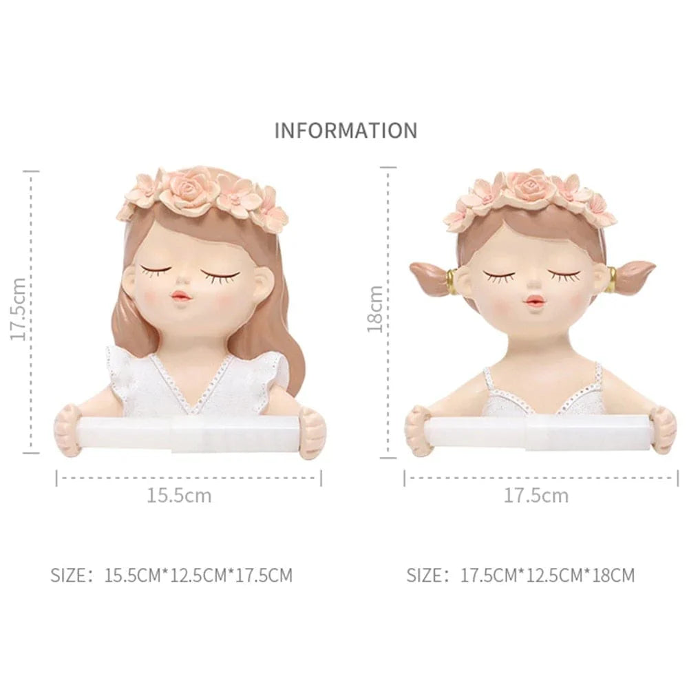 Fairy Tale Girl Toilet Paper Holder