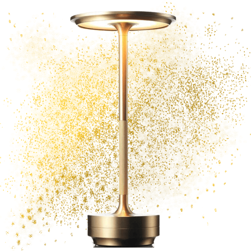 Cordless Table Lamp with Warm 3000K Light and 2600mAh Rechargeable Battery