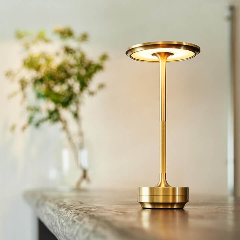 Cordless Table Lamp with Warm 3000K Light and 2600mAh Rechargeable Battery
