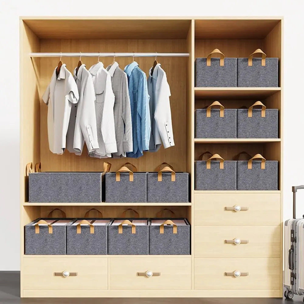 Folding wardrobe with high load capacity – Breathable & moisture-resistant