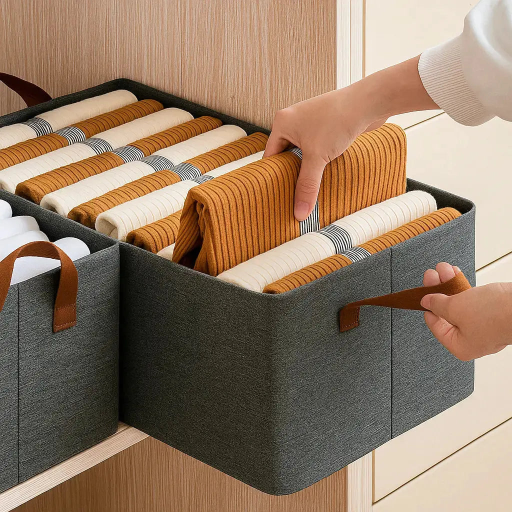 Folding wardrobe with high load capacity – Breathable & moisture-resistant