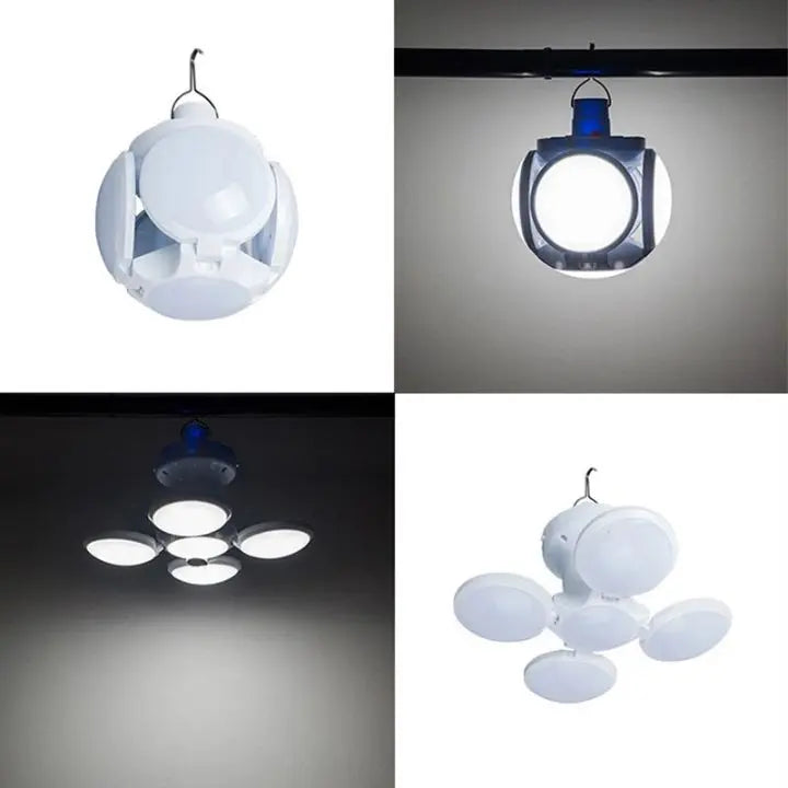 Foldable Solar LED Lamp with Clip – Motion-Sensitive & Wireless