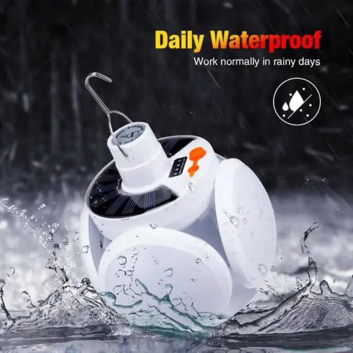 Foldable Solar LED Lamp with Clip – Motion-Sensitive & Wireless