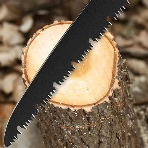 Folding Saw made of Carbon Steel – Fast Cut through Ω Tooth Design