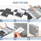 Foldable Wardrobe Storage Boxes