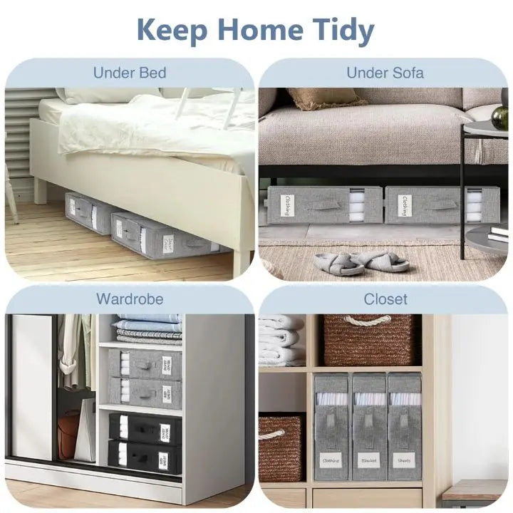 Foldable Wardrobe Storage Boxes