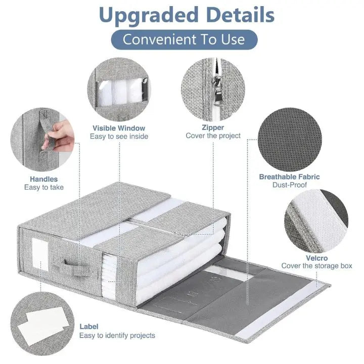 Foldable Wardrobe Storage Boxes