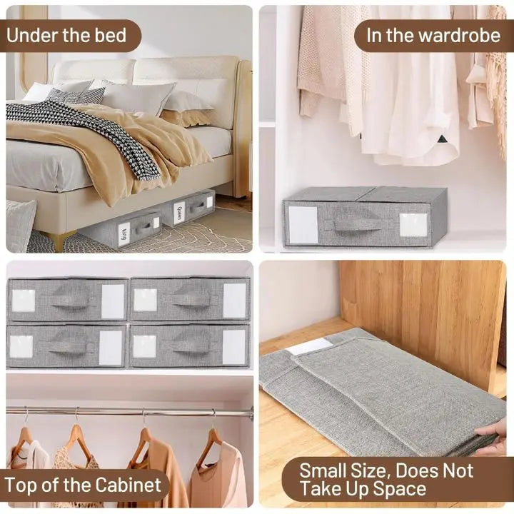 Foldable Wardrobe Storage Boxes
