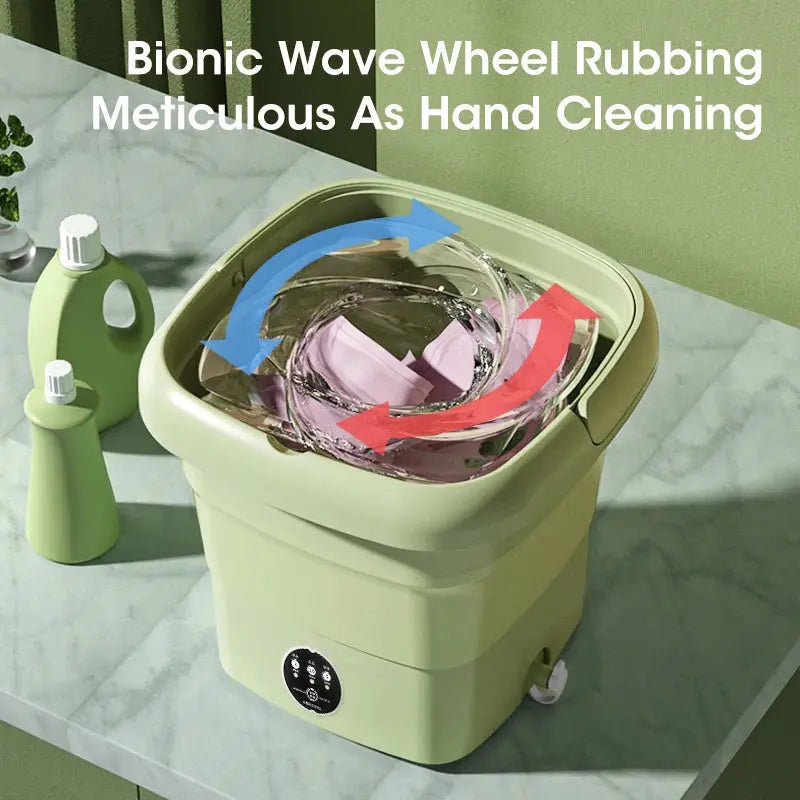 Foldable Mini Washing Machine 4.5 L – compact & gentle
