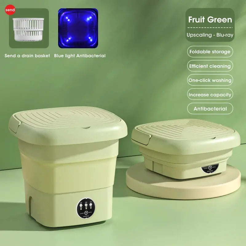Foldable Mini Washing Machine 4.5 L – compact & gentle