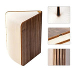 Foldable cordless LED wooden lamp – 3 light colors, modern and stylish