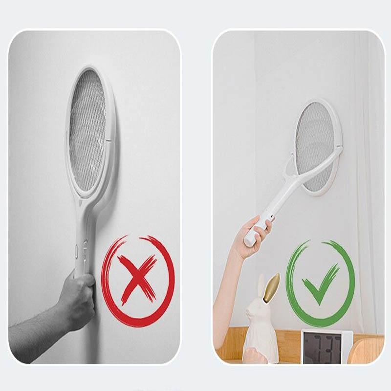 Fly swatter – FlyZap – foldable USB connection – safe for children and pets