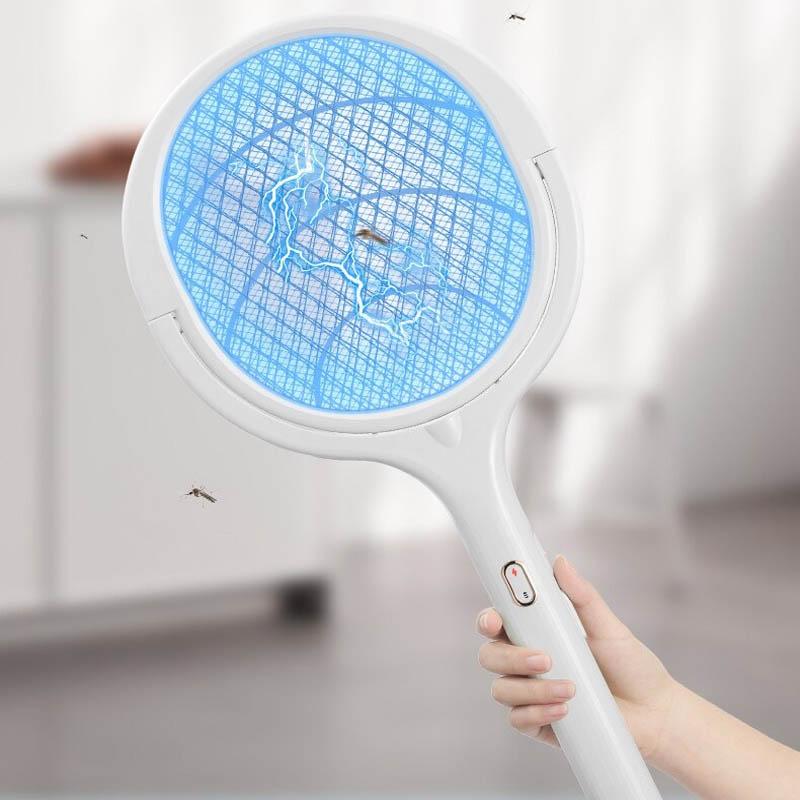 Fly swatter – FlyZap – foldable USB connection – safe for children and pets