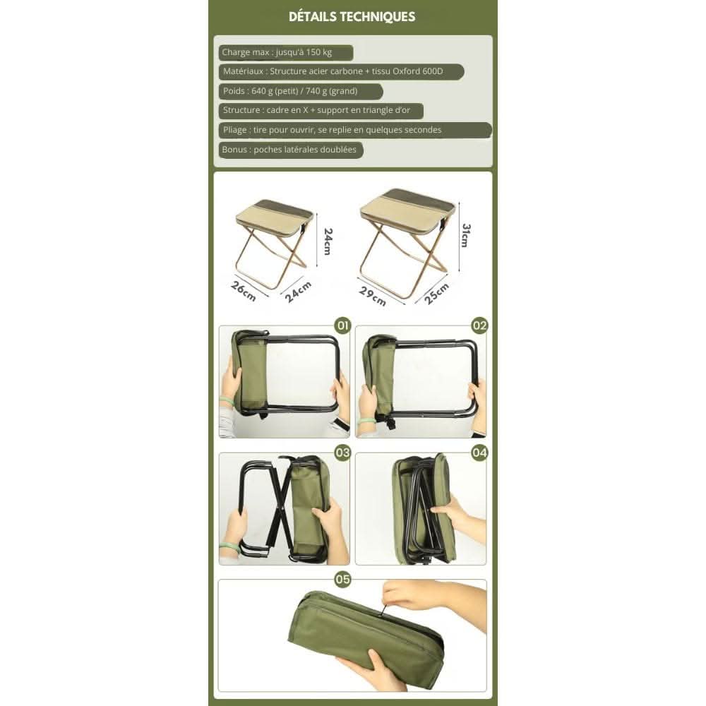 in-1 chair bag - waterproof folding chair & rucksack for outdoor adventures
