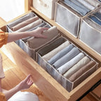 Foldable Mesh Dress Organizer – Perfect Separation of Pants & Shirts