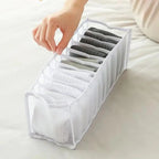 Foldable Mesh Dress Organizer – Perfect Separation of Pants & Shirts