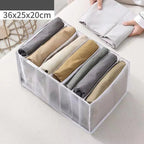 Foldable Mesh Dress Organizer – Perfect Separation of Pants & Shirts