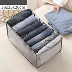Foldable Mesh Dress Organizer – Perfect Separation of Pants & Shirts